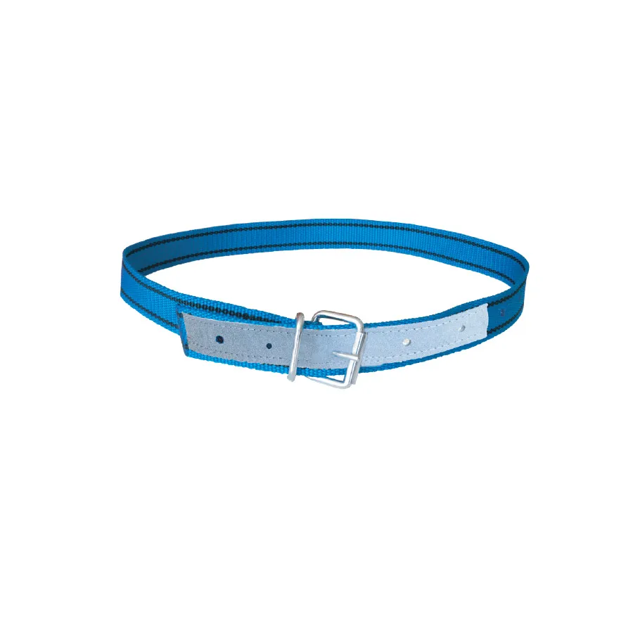 Boyun Askı Kayışı Mavi / Siyah Derili 40mm